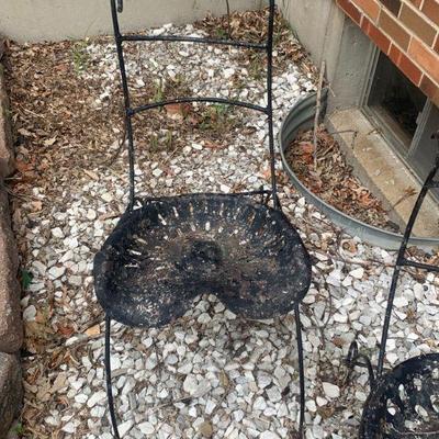 Tractor seat outdoor chairs