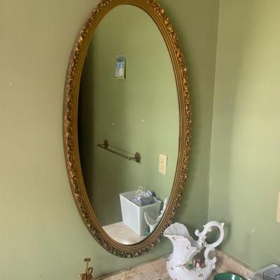 Oval mirror
