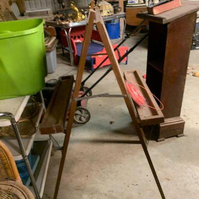 Art easel two sided