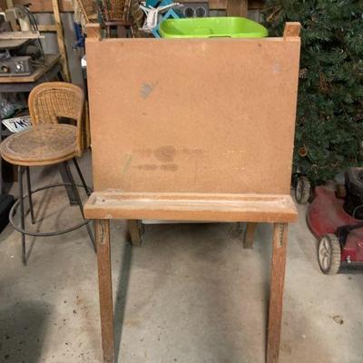 Art easel two sided