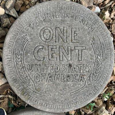 Wheat penny stepping stones