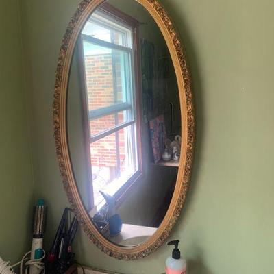 Oval mirror