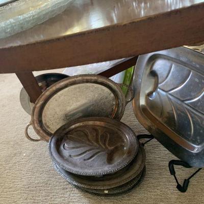 Silver plated trays