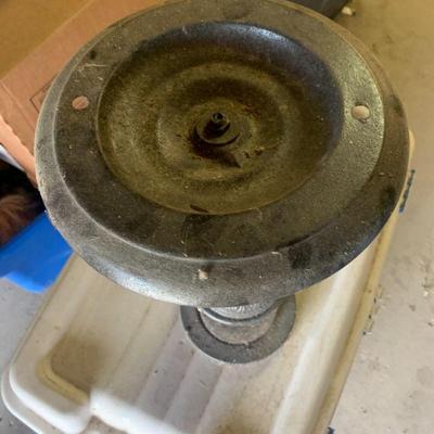 Ashtray iron / metal horse stand