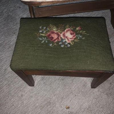 Small crochet stool