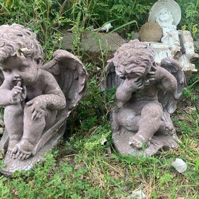 Angel statues