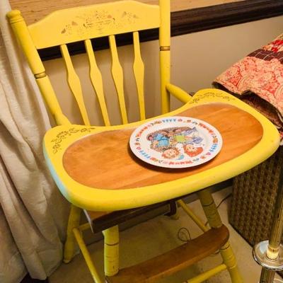 ANTIQUE HIGH CHAIR SUPER SCARCE HITCHCOCK