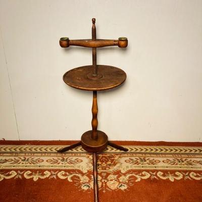 early 19th century adjustable candlestand