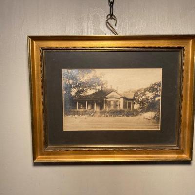 framed house photo