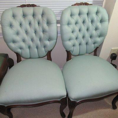 VICTORIAN BALLOON BACK CHAIRS