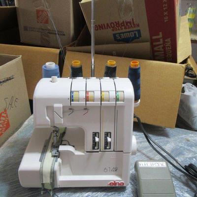 VINTAGE ELNA 614DE SERGER SEWING MACHINE

