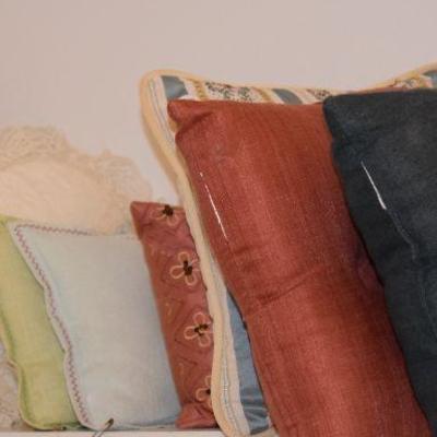 Some of the pillows; more in a variety of colors and sizes. All in great condition. 