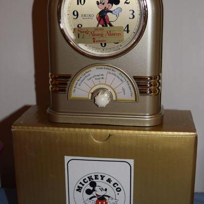 New Mickey Mouse Clock / Radio / Alarm Clock