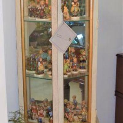 Lighted China Cabinet with Original Label