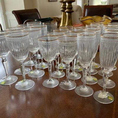 8 Pc Waterford Glasses 
