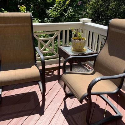 Garden Element Outdoor Sling Back Chair