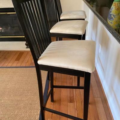 Arhaus Barstools x 3 - Made in Italy 
