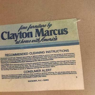Clayton Marcus sofa $175
75 X 32 X 34