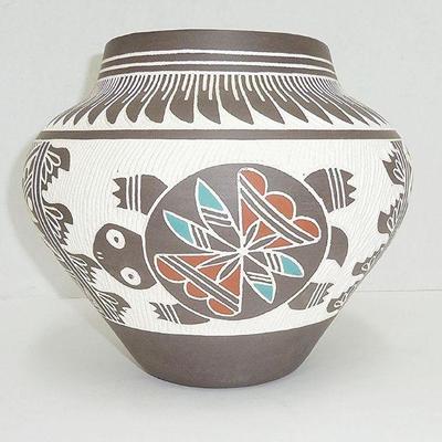 signed ACOMA NM pottery
