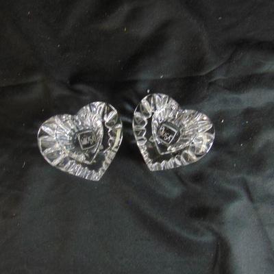 MIKASA Crystal Candle holders 