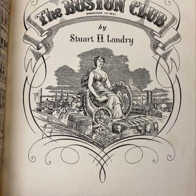 https://www.ebay.com/itm/115505150238	NC716 Rex 1938 #218 / 650 FIRST ED HISTORY OF THE BOSTON CLUB NEW ORLEANS Book		Auction
