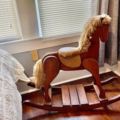 Wooden Rocking Horse