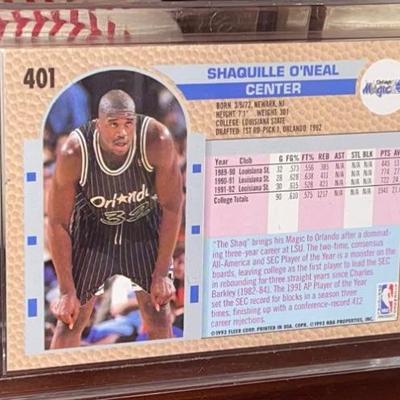 1992 Shaquille O'Neal Rookie Card Orlando Magic
