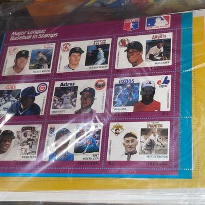 Major League Baseball postage stamps
