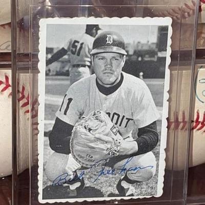 Bill Freehan Autographed Detroit Tigers Baseball Card