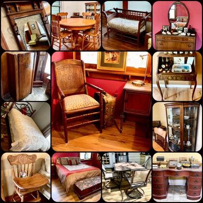 Antique furniture in every room