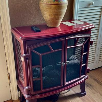 Electric Fireplace Heater with Remote