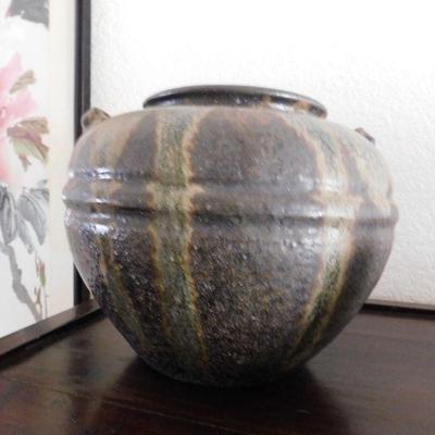 Japanese Pottery Vase c1870's