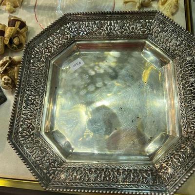 Sterling silver tray