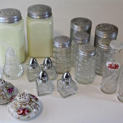 collection of salt & pepper shakers