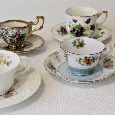 Lovely collection of demitasse cups.