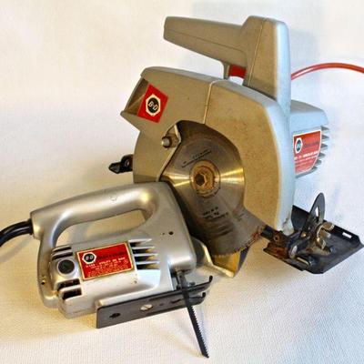 Vintage Black & Decker circular saw & jig saw