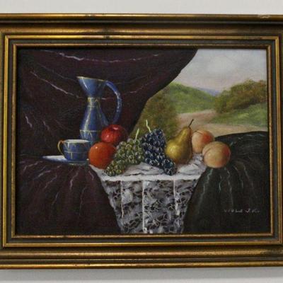 Still life oil painting by Viola J. K.