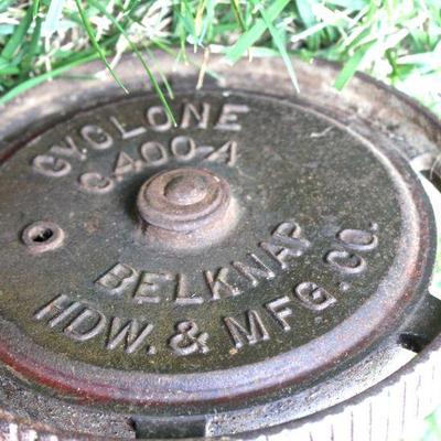 Detail - Cyclone manufacturer's information.