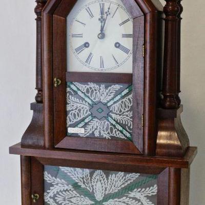 New Candle Stick mantel clock with cherry case.