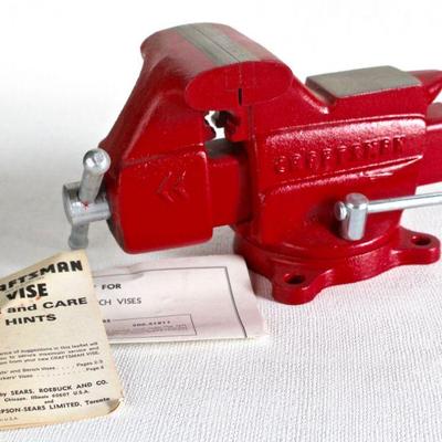Craftsman bench vise - just out of box, never used.