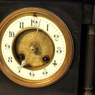 Detail - close up of the magnificent clock face. 