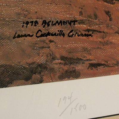 Detail - title & artist's signature