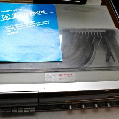 Emerson turntable.