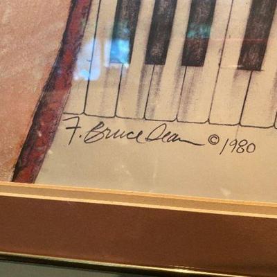 Bruce Dean original pastel signed  