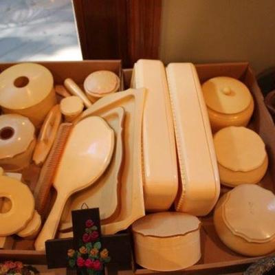 French Ivory Pyralin Celluloid