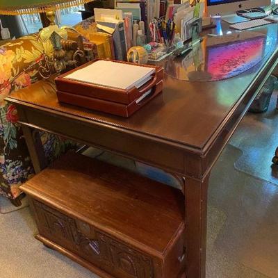 Antique Kittinger Library Table/Desk 