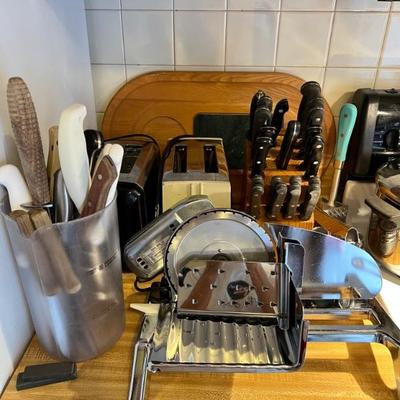 Rival meat slicer. $42