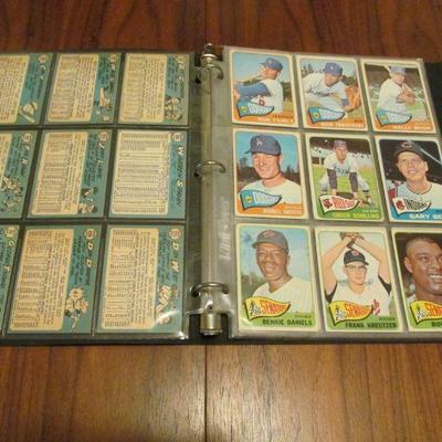 Vintage sport card album (sold as set)