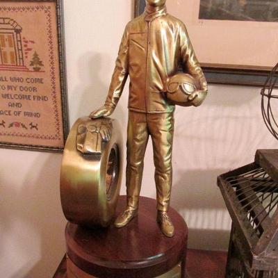 Rare NHRA "Wally" trophy