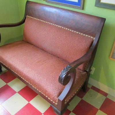 Handsome antique settee
